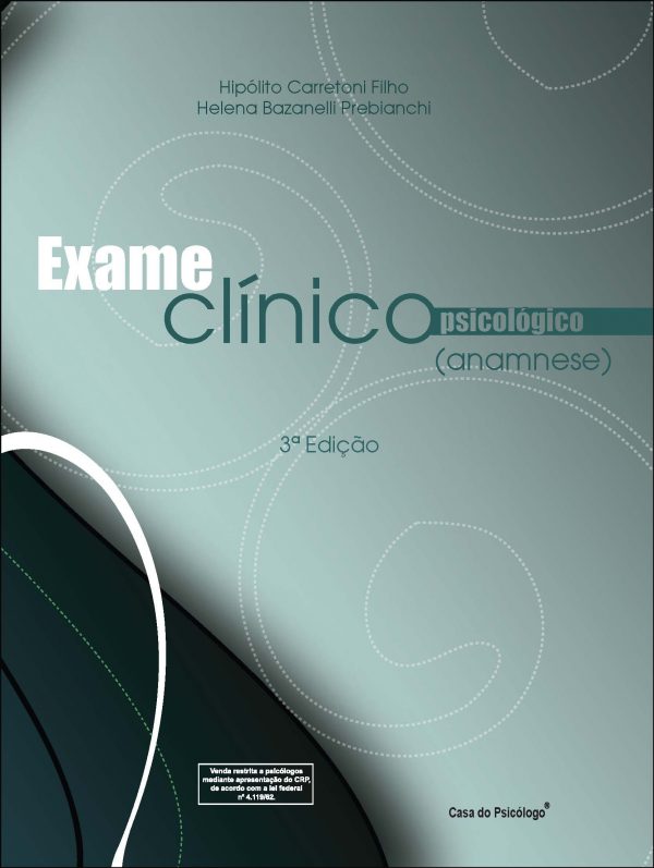 Anamnese: exame clínico psicológico - Kit