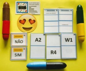 JOGO ESCOLHA RÁPIDO VOL 2 FUNÇÕES EXECUTIVAS CONTROLE INIBITÓRIO E ATENÇÃO ALTERNADA NÚMEROS E LETRAS