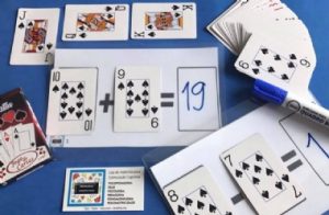JOGO SOMA E SUBTRAÇÃO COM BARALHO - matemática , cálculo, discalculia
