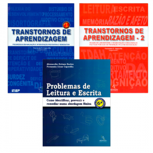 KIT Transtornos de aprendizagem 1 + Transtornos de aprendizagem 2 + Problemas de leitura e escrita