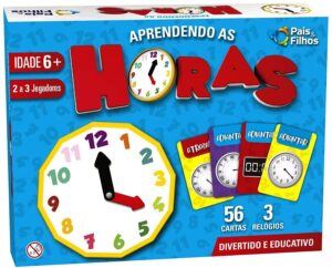 Brinquedo Pedagógico Aprendendo as Horas