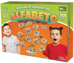 Brincando De Aprender Com Alfabeto 144 Pçs