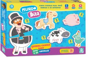 Quebra-Cabeça Baby - Bita e Os Animais