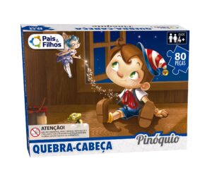 Quebra-Cabeça Pinóquio 80 peças