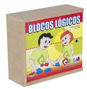 Blocos Lógicos - 48 peças (Carlu)