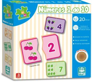 Números 1 ao 10 - Coleção BE A BÁ