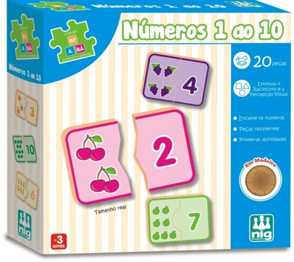 Números 1 ao 10 - Coleção BE A BÁ