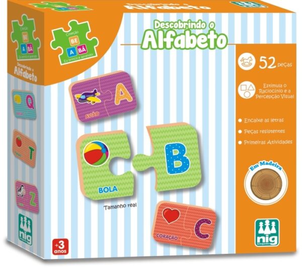 Descobrindo o Alfabeto - Coleção BE A BÁ