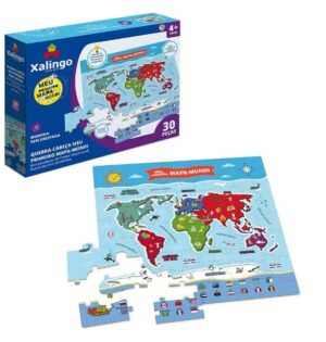 Quebra-Cabeça - Meu Primeiro Mapa-Múndi