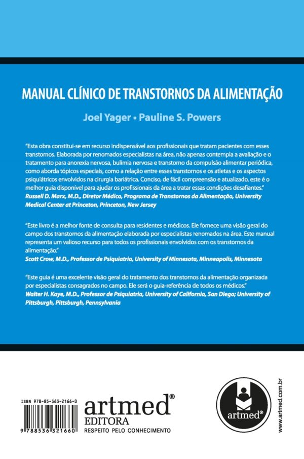 Manual Clínico de Transtornos da Alimentação - Image 2