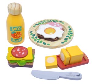 Coleção Comidinhas em Madeira - Kit Lanche