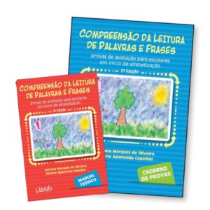 KIT Compreensão da Leitura de Palavras e Frases - Caderno de Provas + Manual Teórico