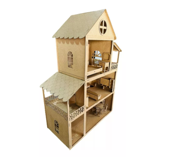 Casinha de boneca MDF de 03 MM - Image 7