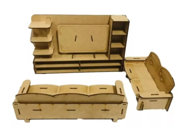 Casinha de boneca MDF de 03 MM - Image 3