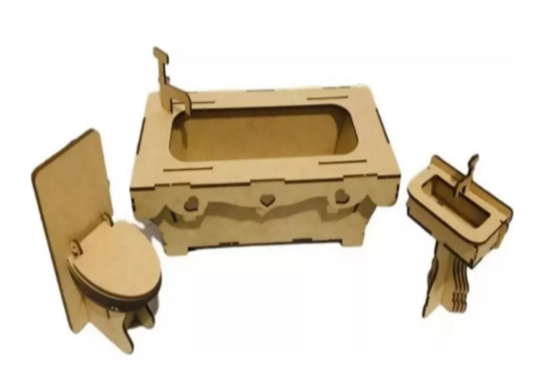 Casinha de boneca MDF de 03 MM - Image 2