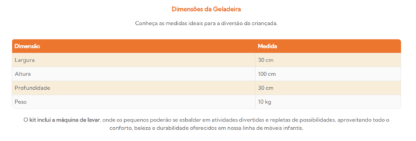 Kit Cozinha Infantil com Geladeira e Máquina de Lavar - Image 6