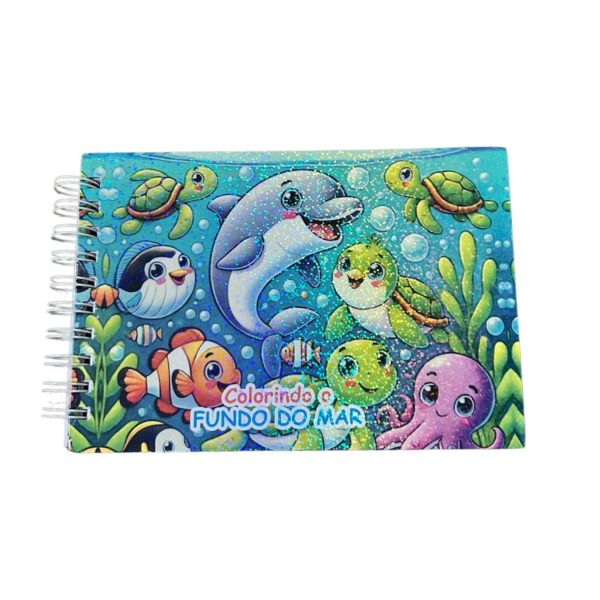 Livro Para Colorir - Fundo do Mar