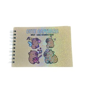 Livro Para Colorir - Cute Capybara