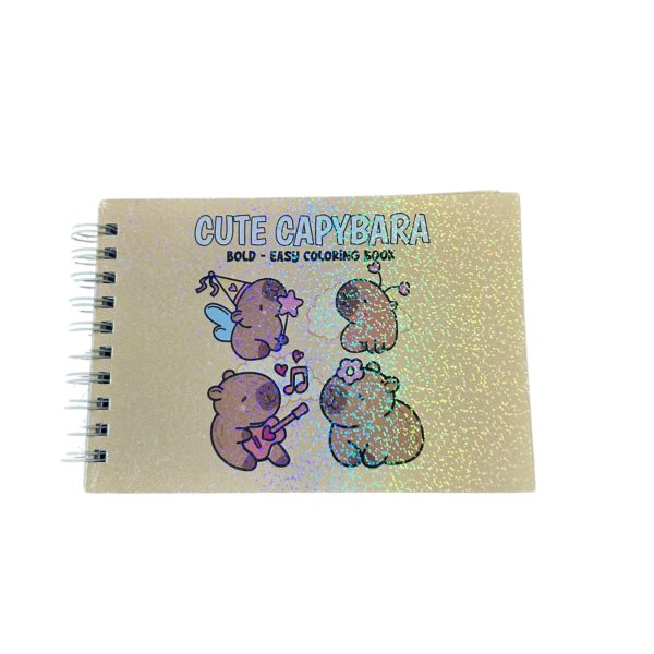 Livro Para Colorir - Cute Capybara