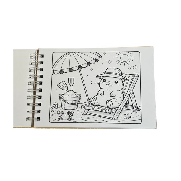 Livro Para Colorir - Cute Capybara - Image 2