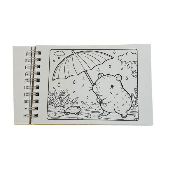 Livro Para Colorir - Cute Capybara - Image 3