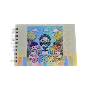 Livro Para Colorir - Colorindo com Jesus