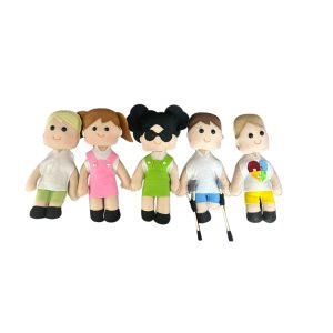 Kit Bonecos - Inclusão Social Infantil